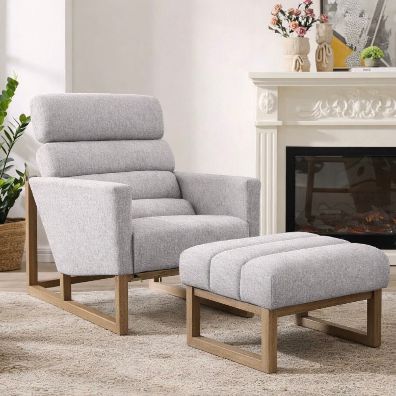 Cuba Relaxer Chair & Footstool