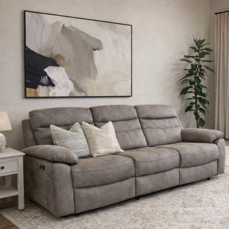 Atlantic 3 Seater Recliner Sofa Tan