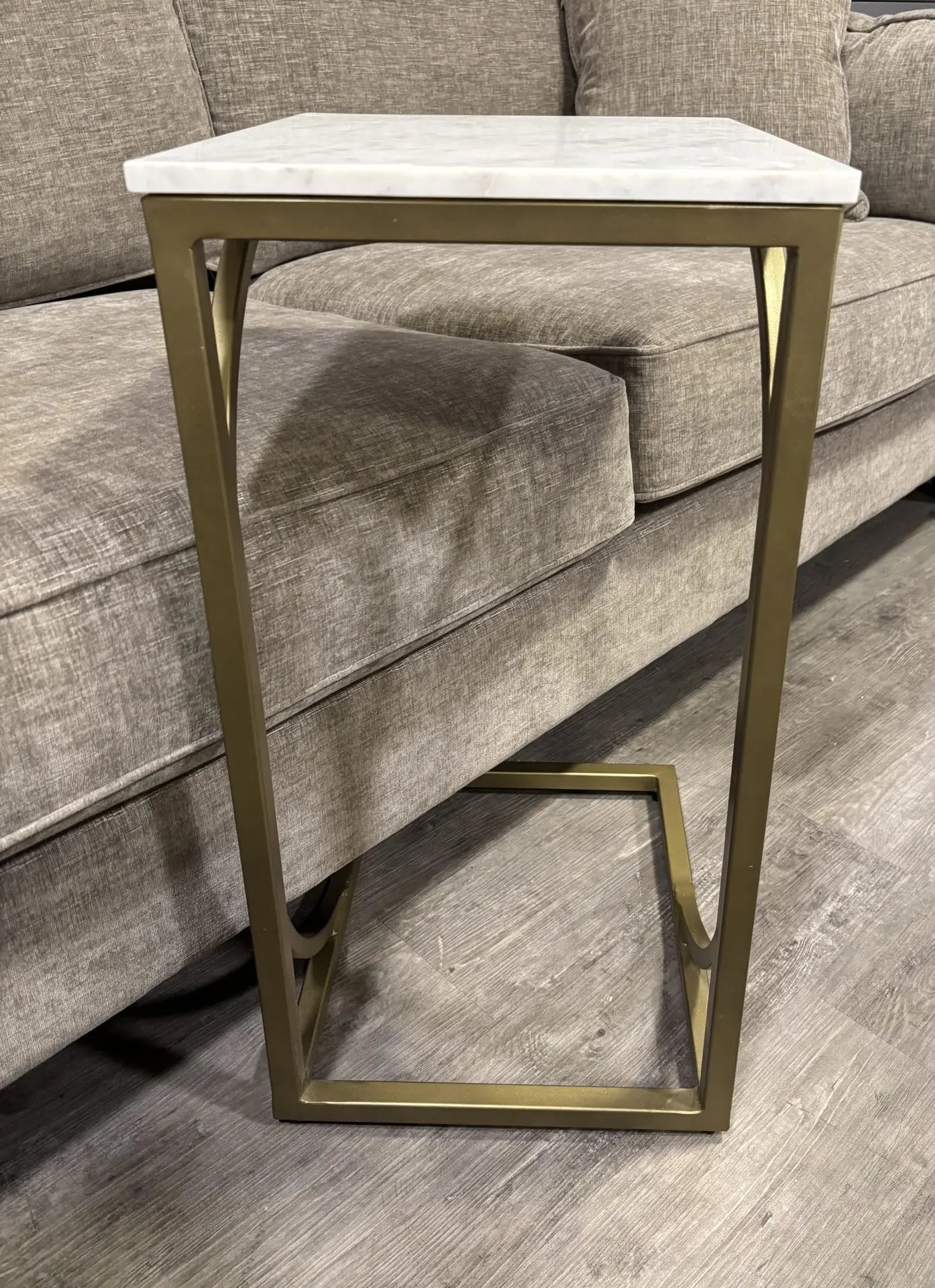 Pickfort Square Marble Top Sofa Table