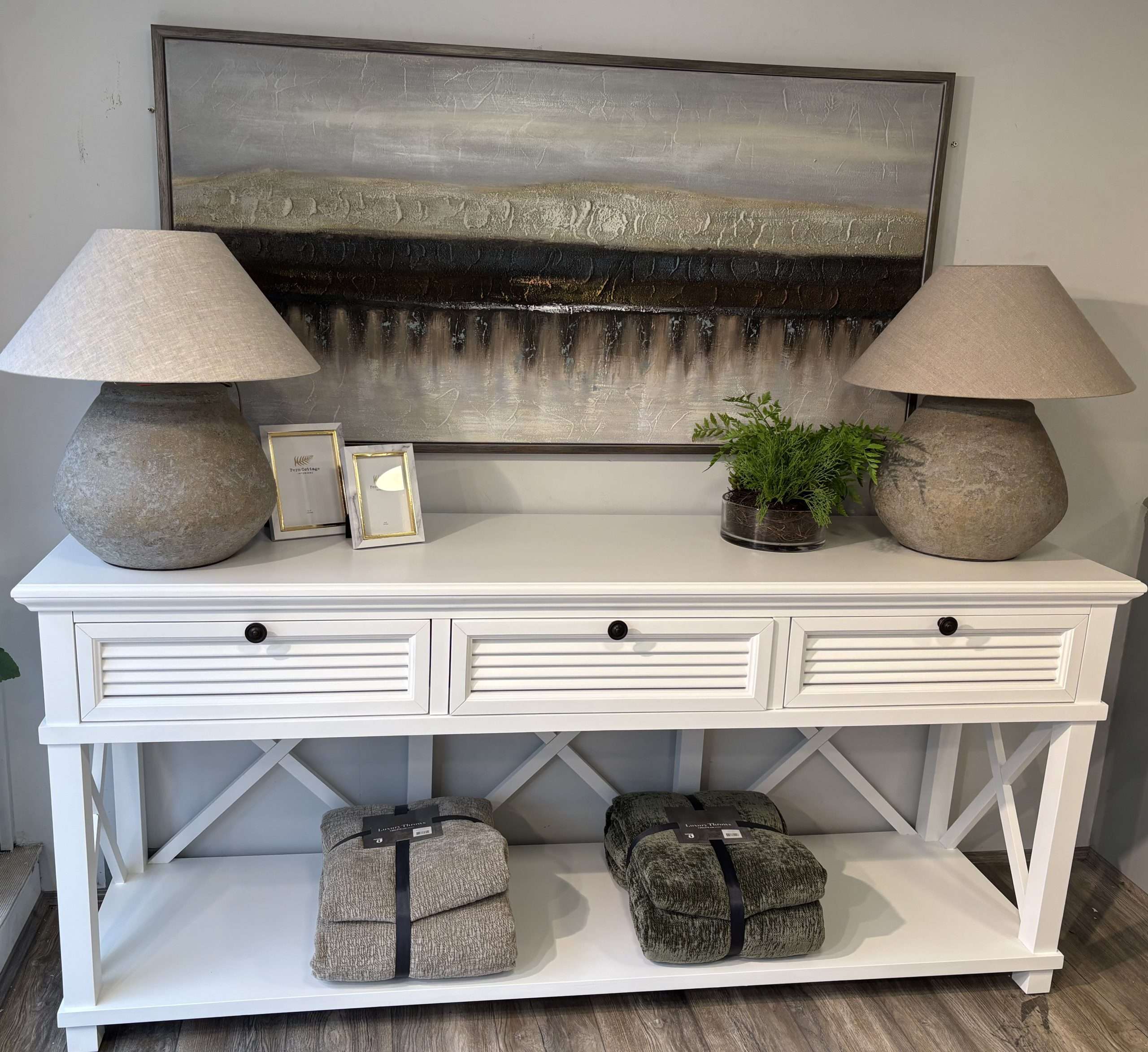 Long Island 3 Drawer Console Table