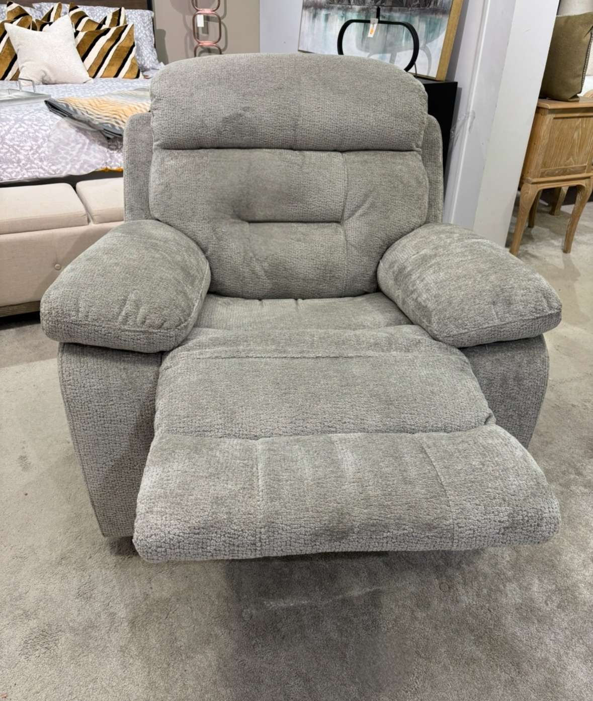 Harmony Grey Recliner Armchair