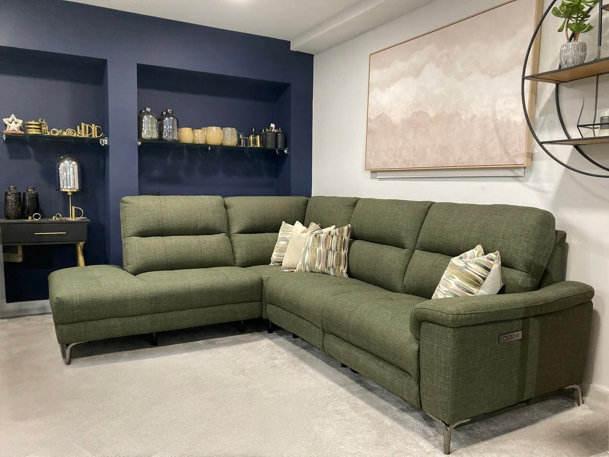 Jupiter Chaise Electric Recliner Corner Sofa Left Facing