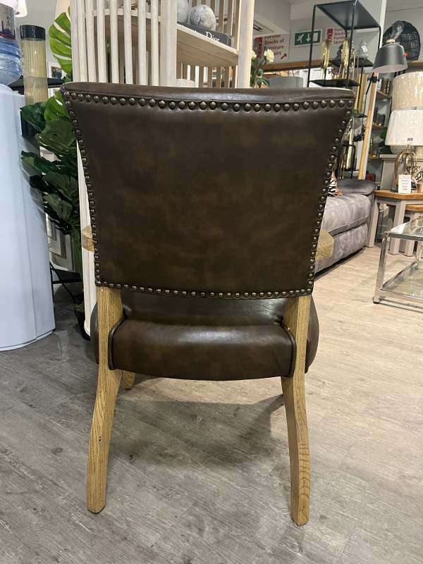 Doon Carver Dining Chair Brown
