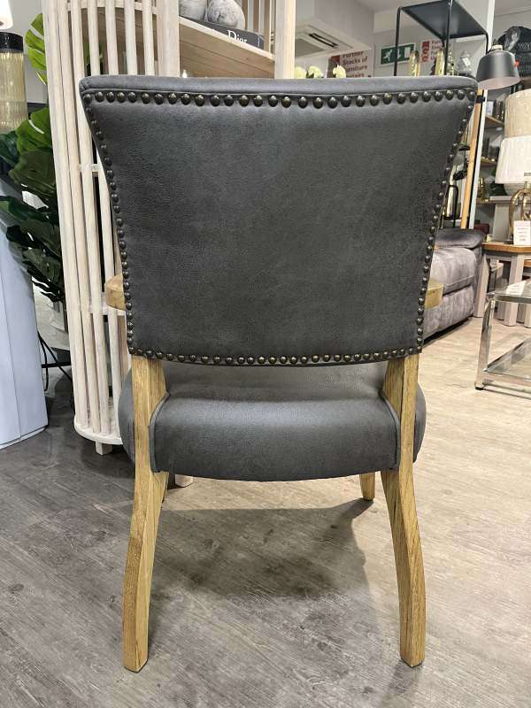 Doon Carver Dining Chair Grey