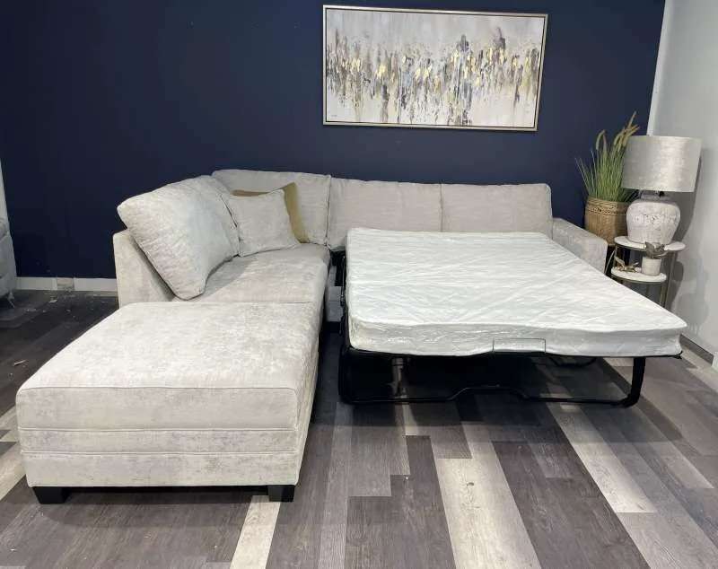 Metro Corner Sofa Bed with Footstool