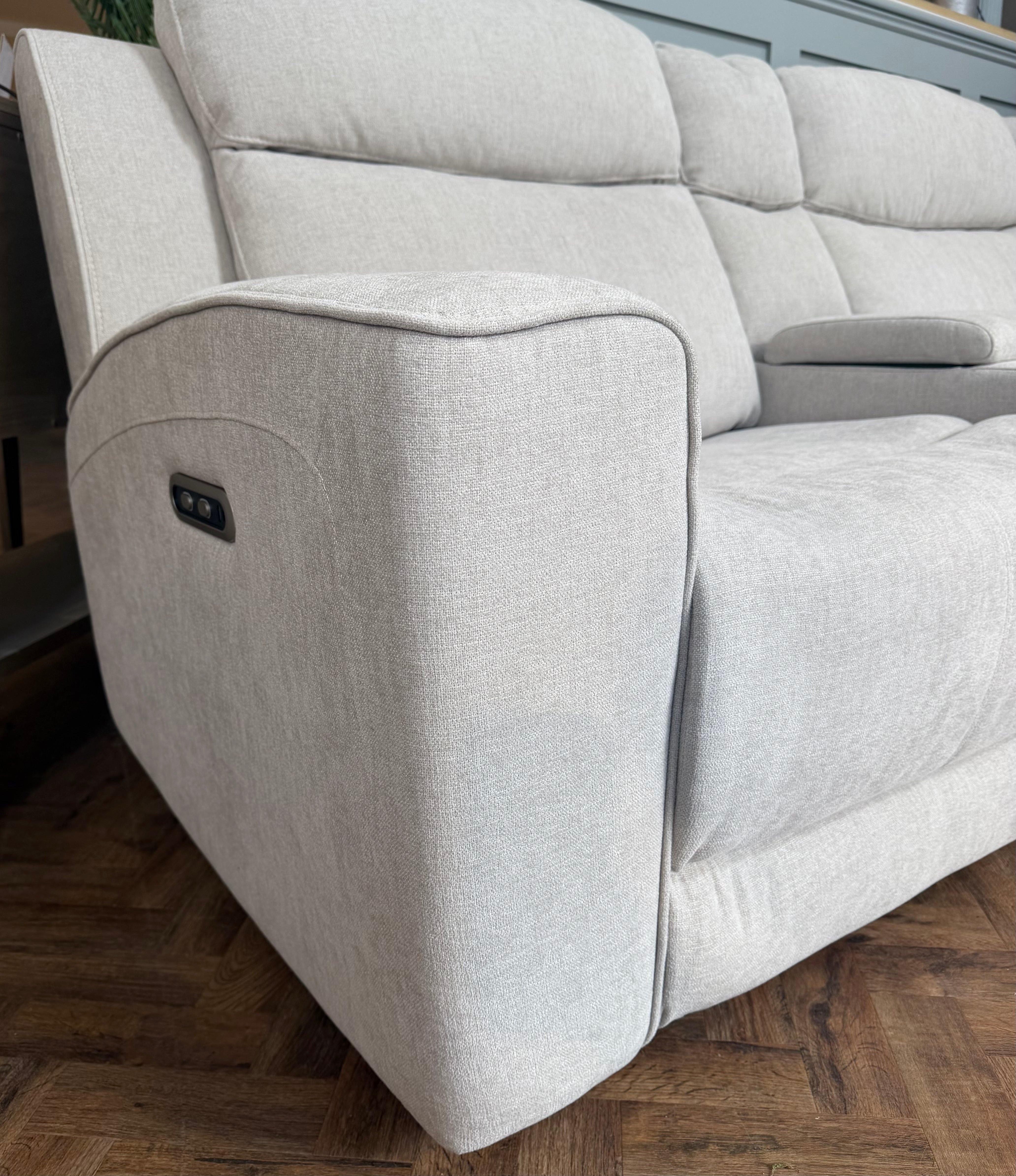Harlem Corner Electric Recliner Sofa 6 piece