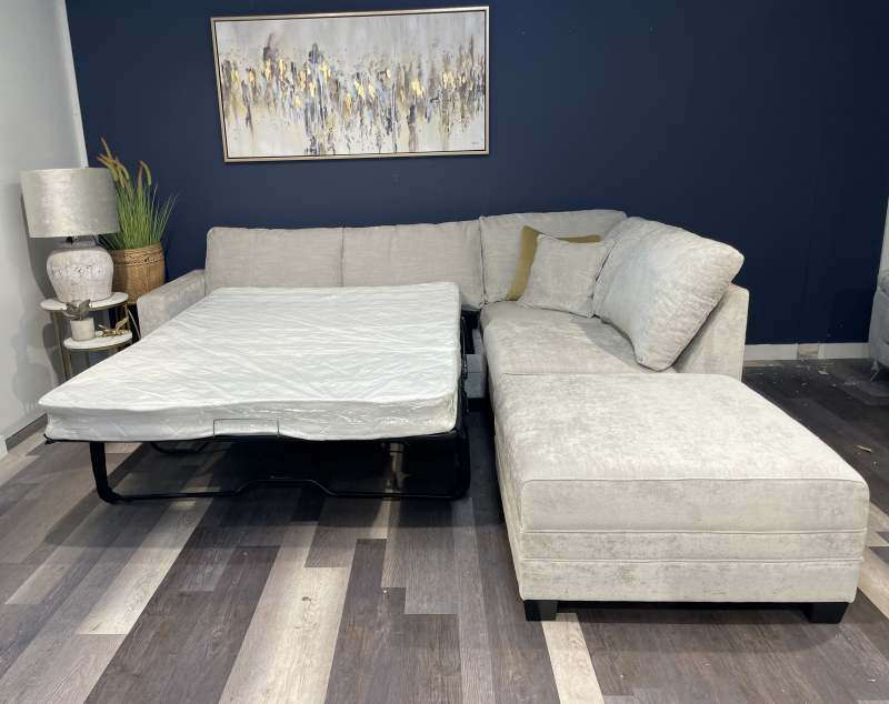 Metro Corner Sofa Bed with Footstool