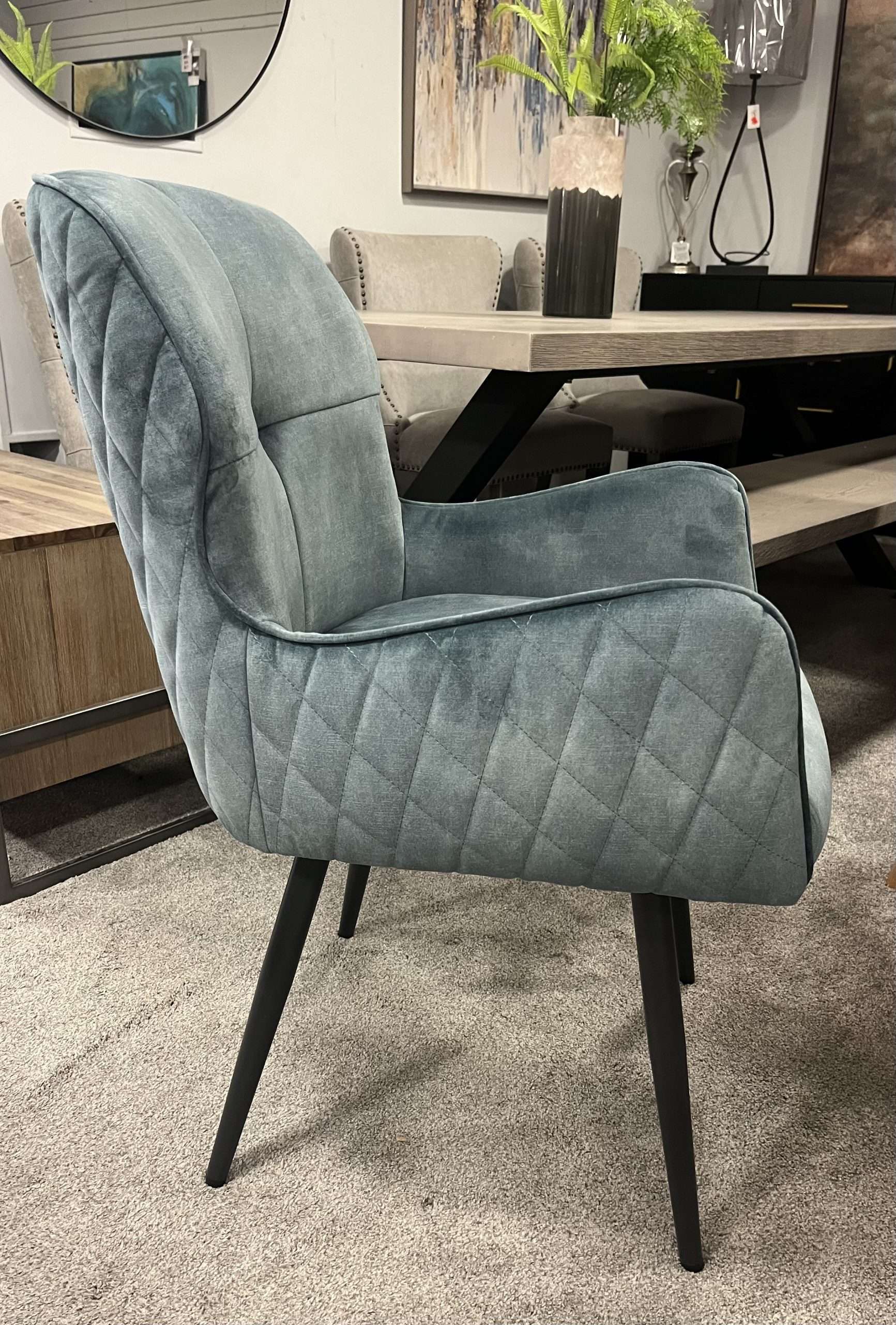 Casper Emerald Teal Dining Chair
