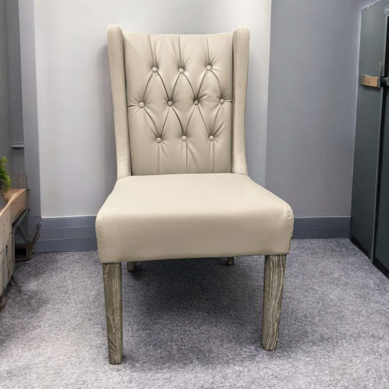 Pier Elephant's Breath PU Dining Chair