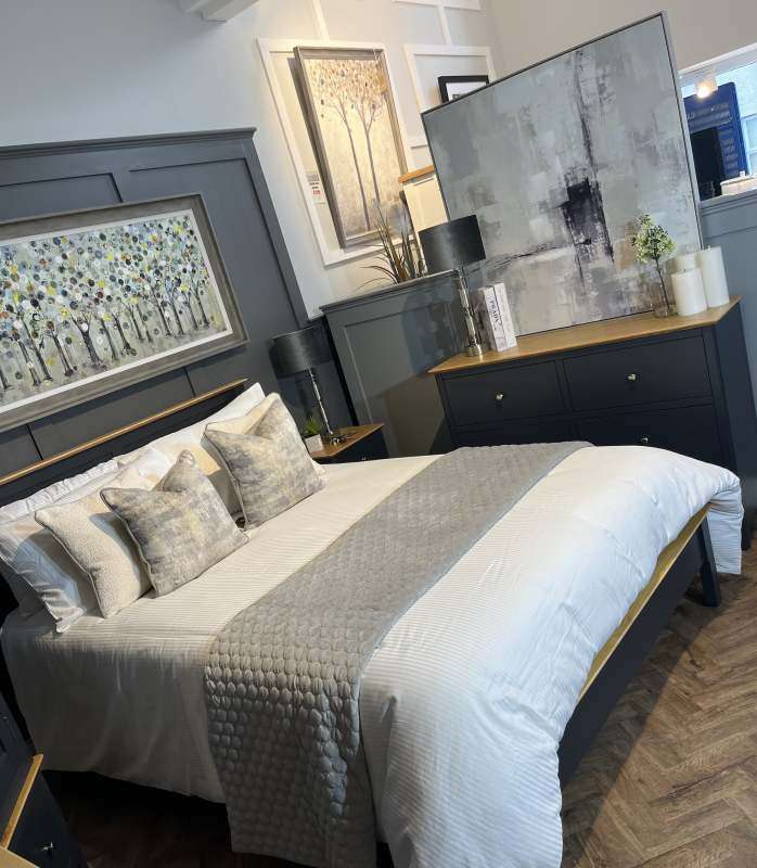 Thames Navy 5ft King Bedframe