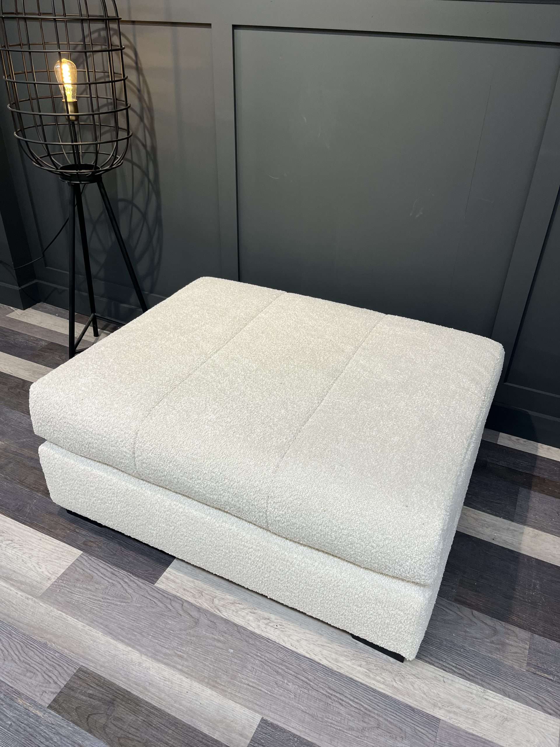 Flora Footstool Oat