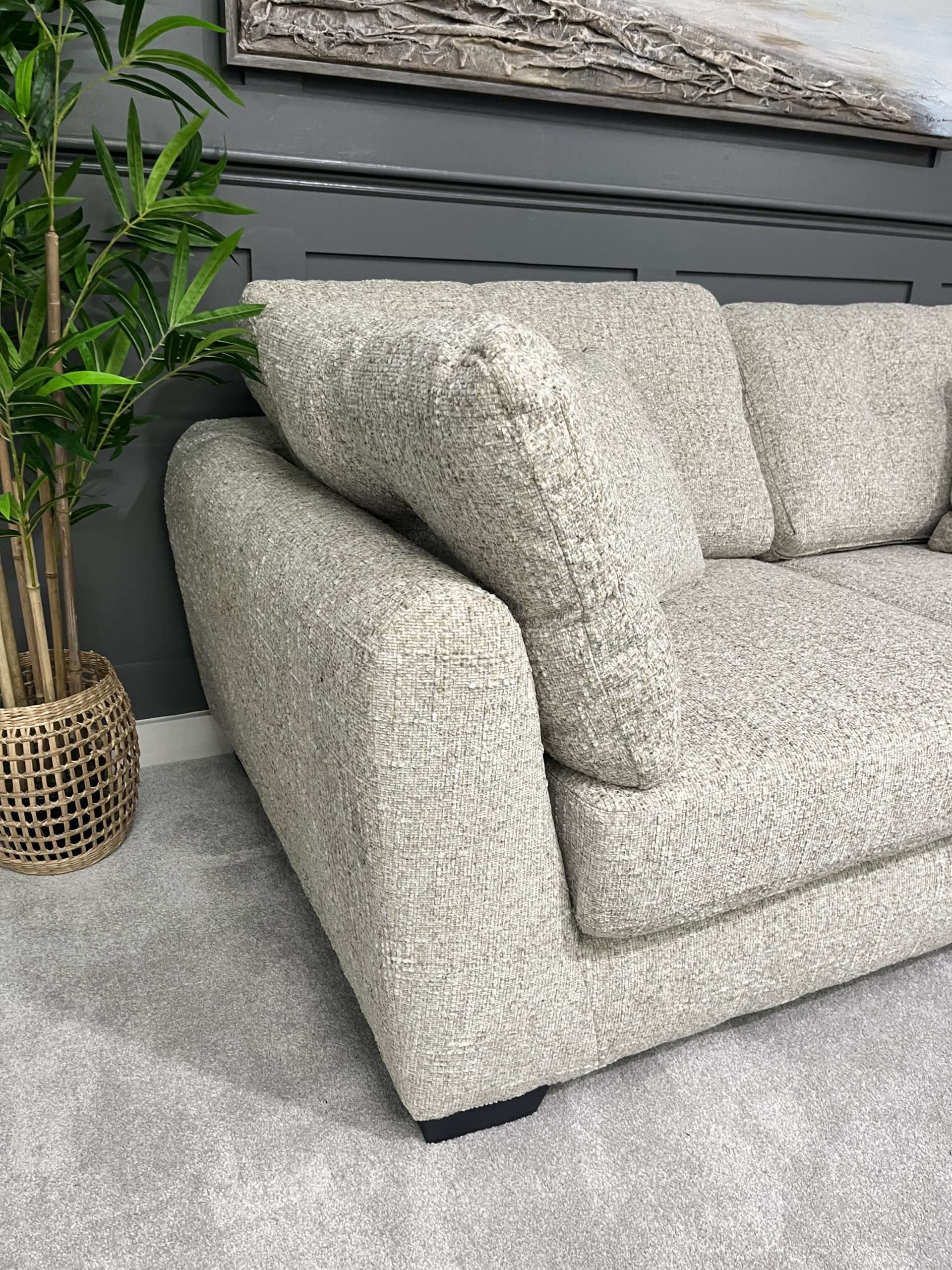 Georgia 4 Seater Sofa Cosmic Dust