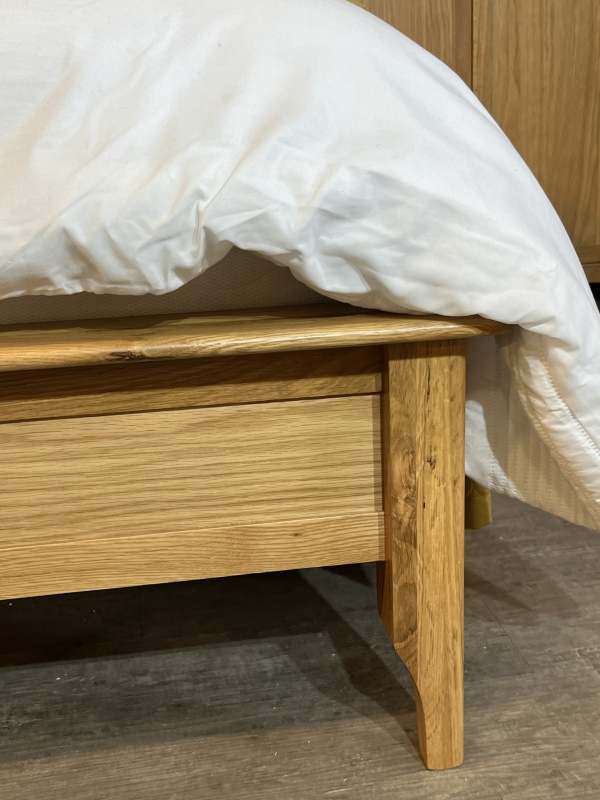 Lagan Oak 5ft King Bedframe Oak