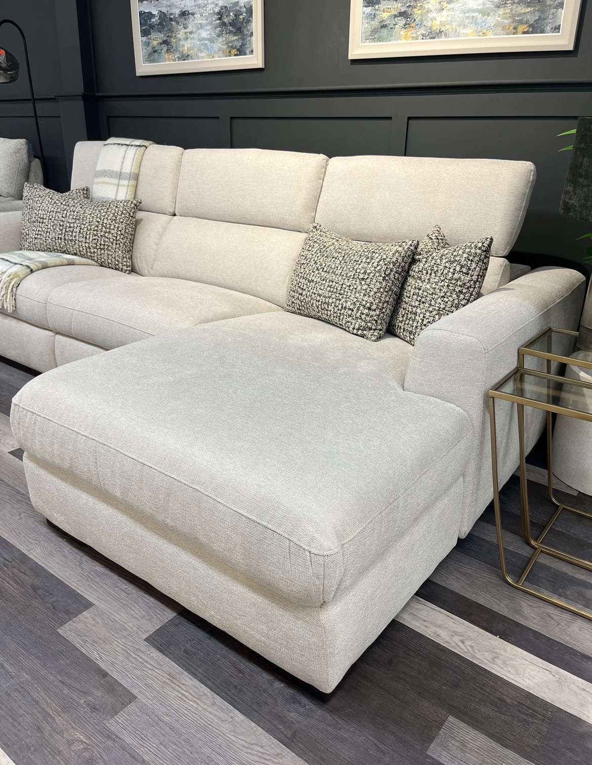 Ruben Chaise Electric Recliner Sofa Right Facing