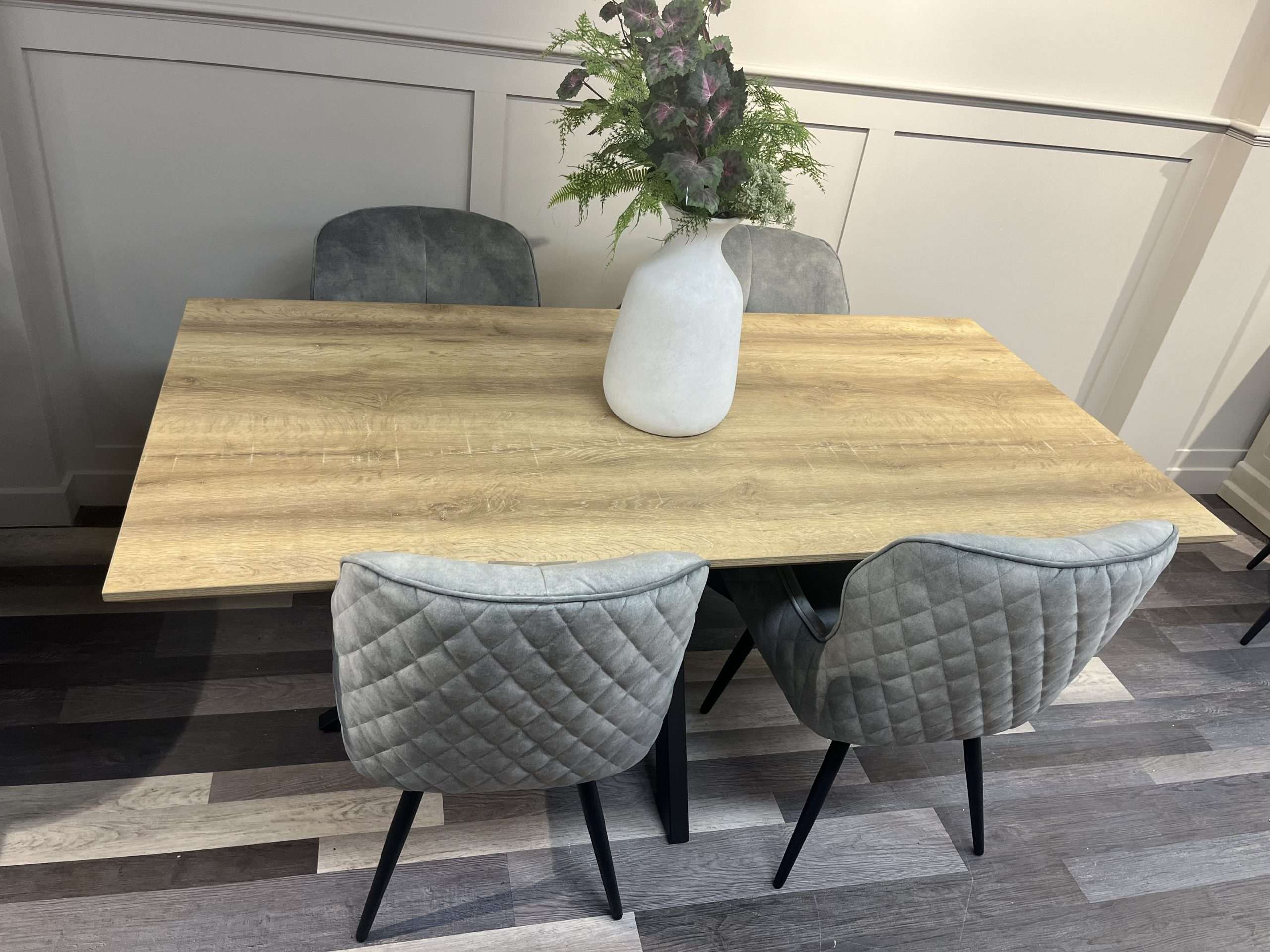 Premier Dining Table Oak Fixed 1.8mtr