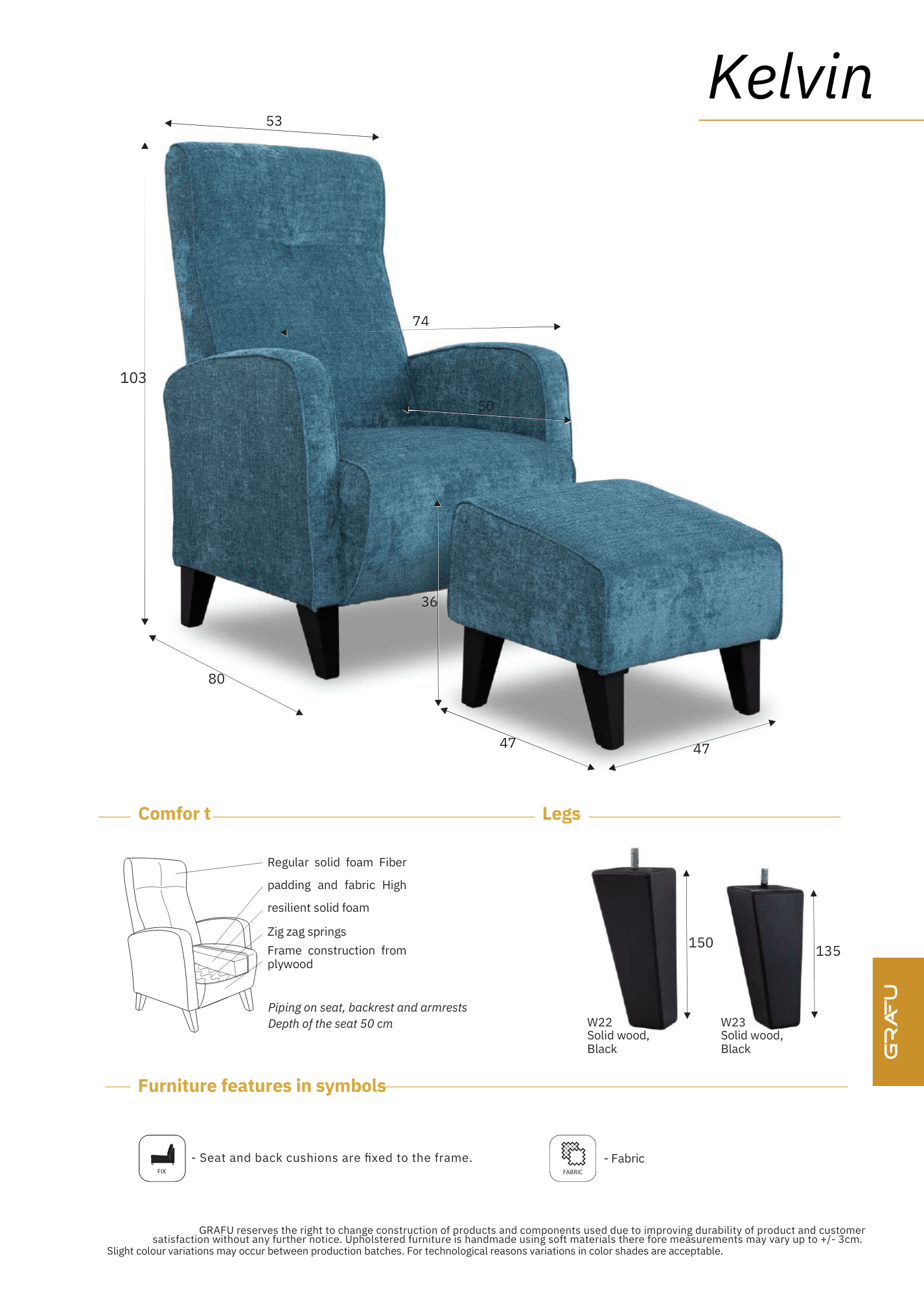 Kelvin Chair & Footstool