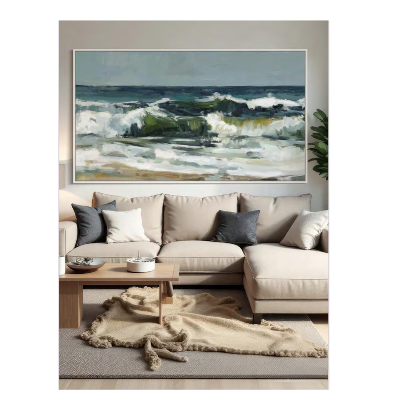 Waves Framed Art