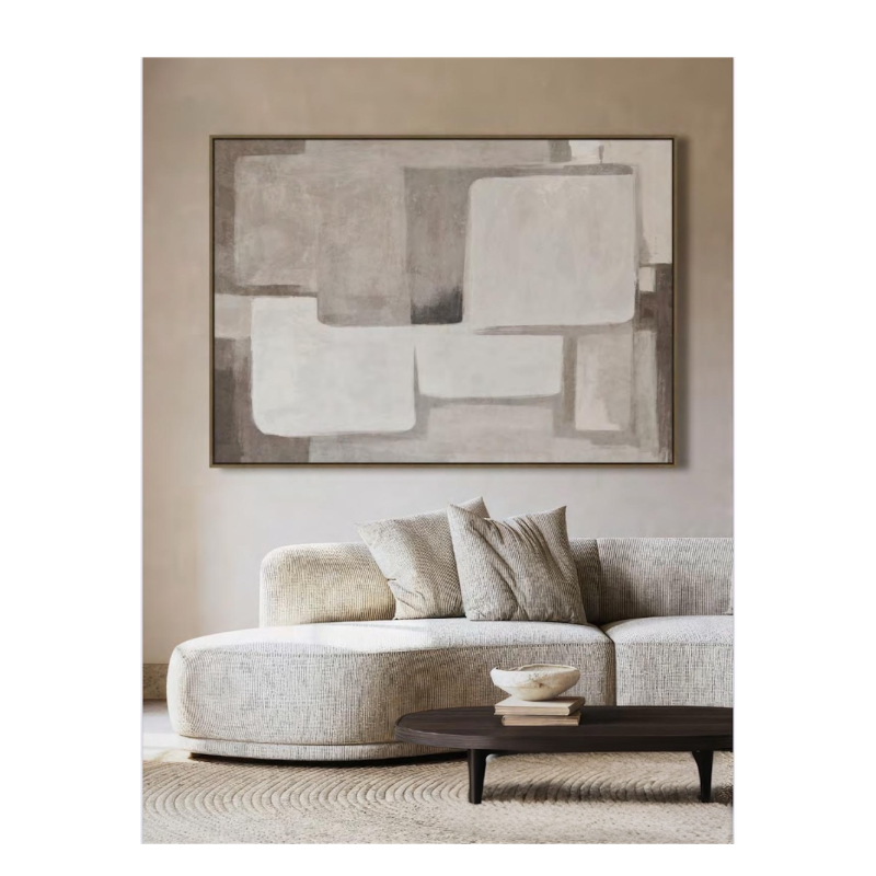Abstract Squares Framed Art