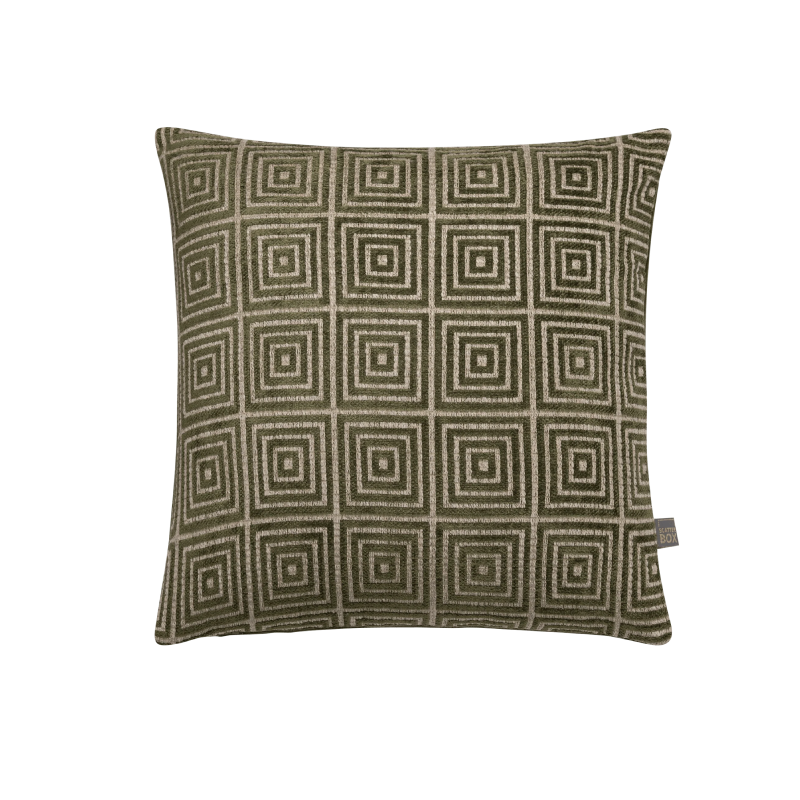 Scatterbox Mosaic Green Cushion