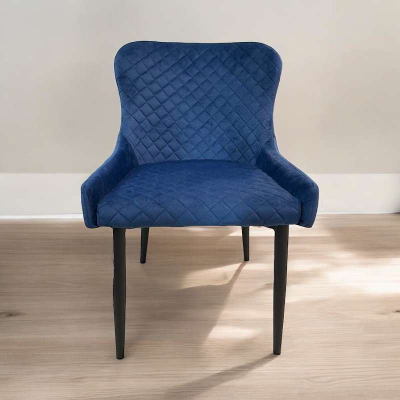 Ottawa Dining Chair Navy Velvet