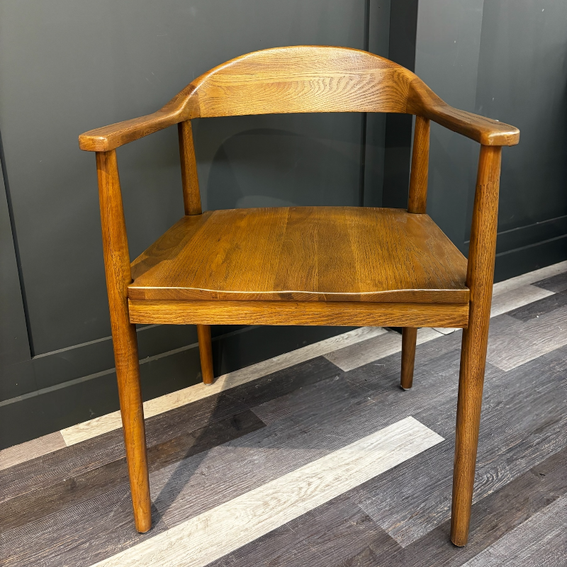 Smoked Dining Chair Timber Seat