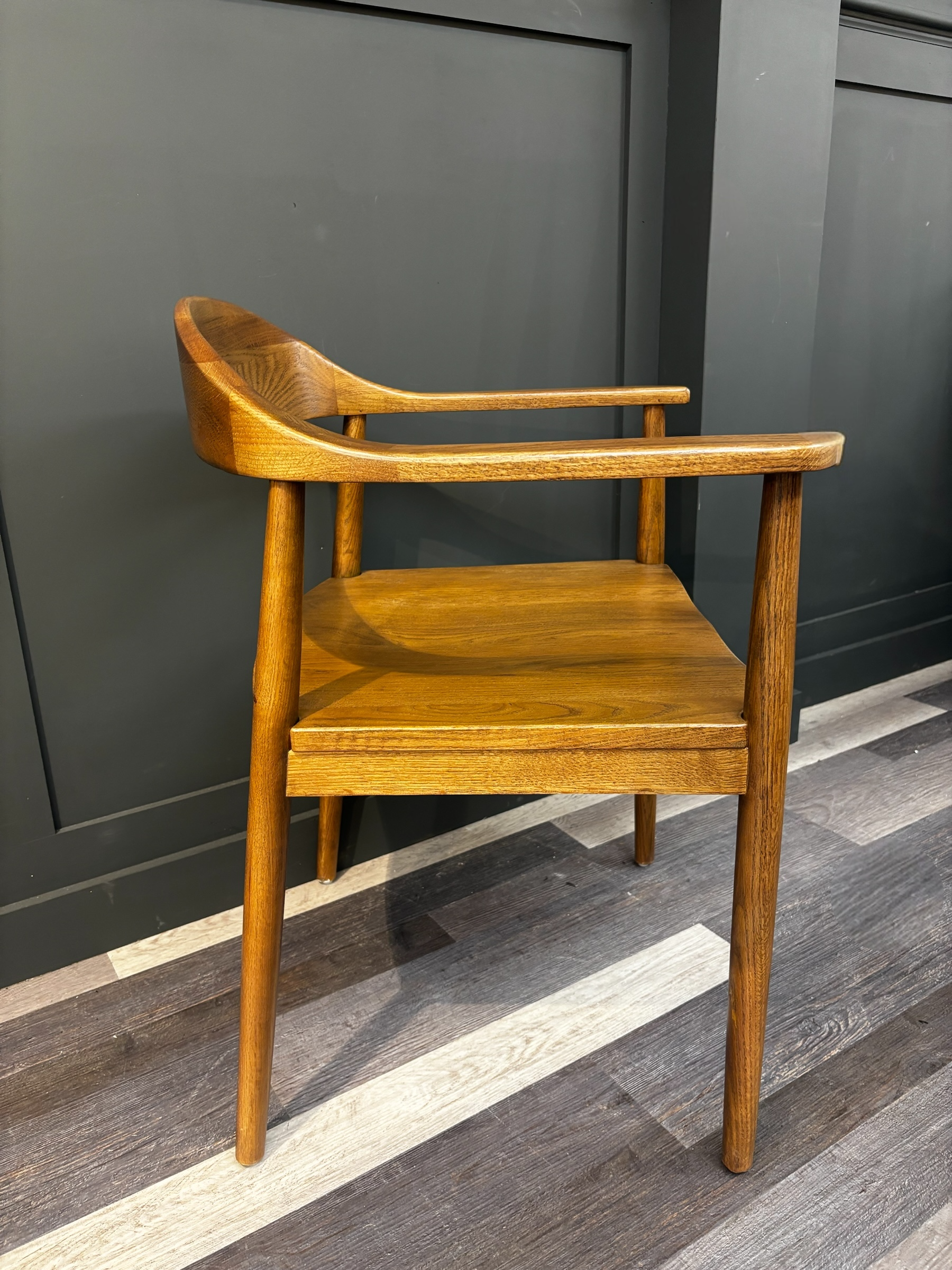 Smoked Dining Chair Timber Seat