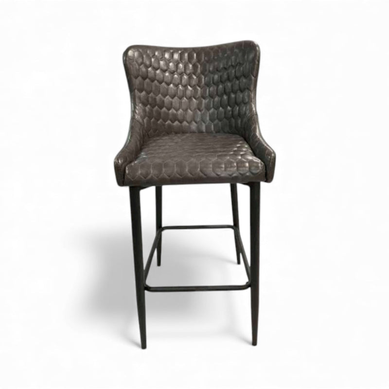 Ottawa Bar Stool Grey PU