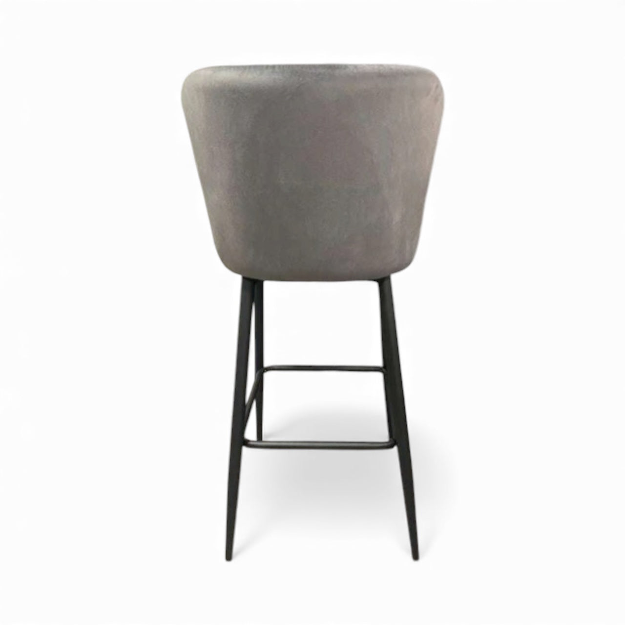 Ottawa Bar Stool Grey Velvet