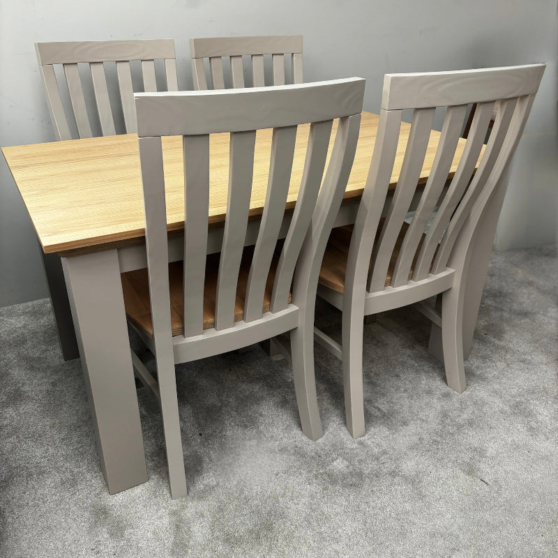 Clarke Dining Table & 4 Chairs