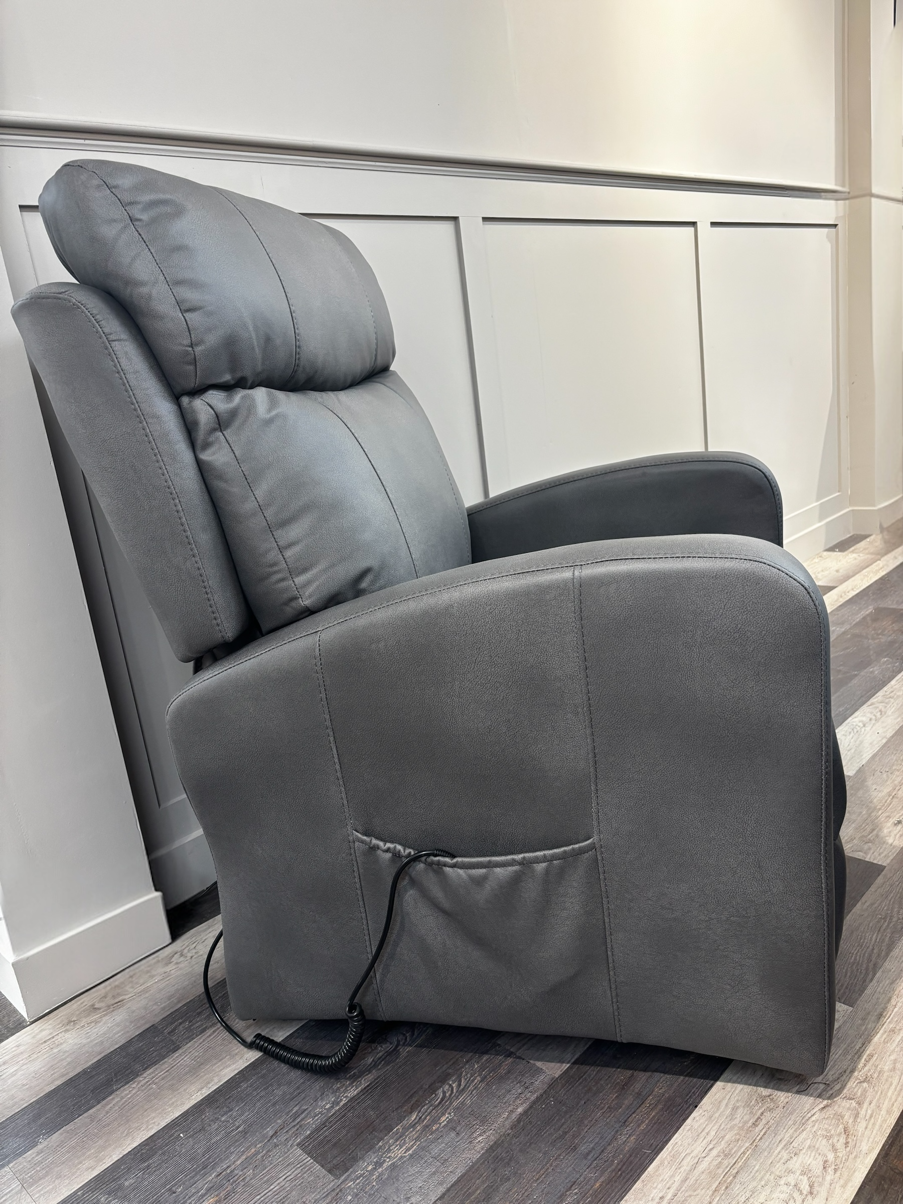 Tilt and Lift Armchair Grey