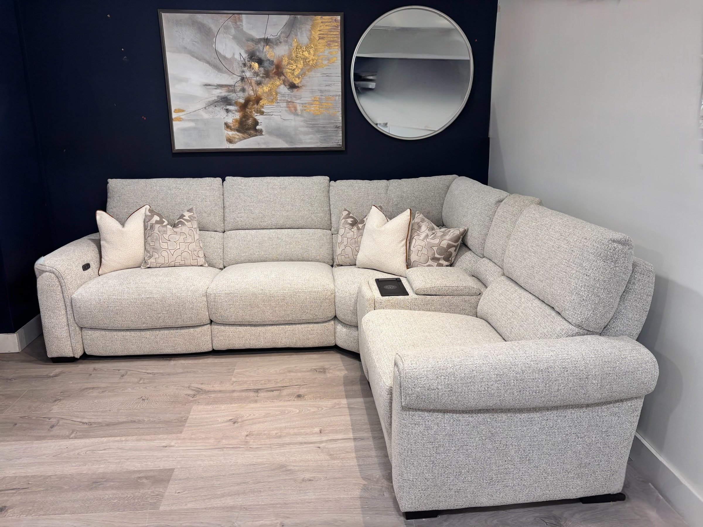Rengo Electric Recliner Corner Sofa