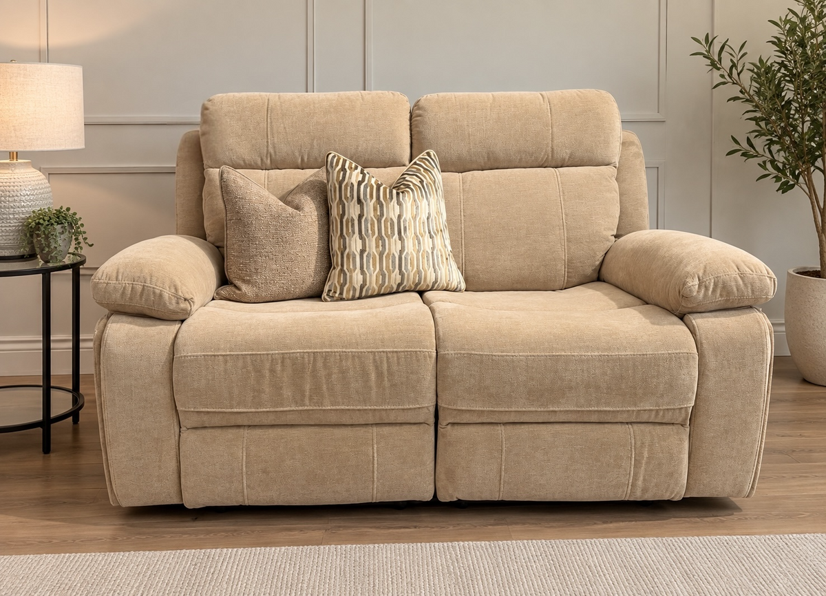 Ella 2 Seater Recliner Sapphire