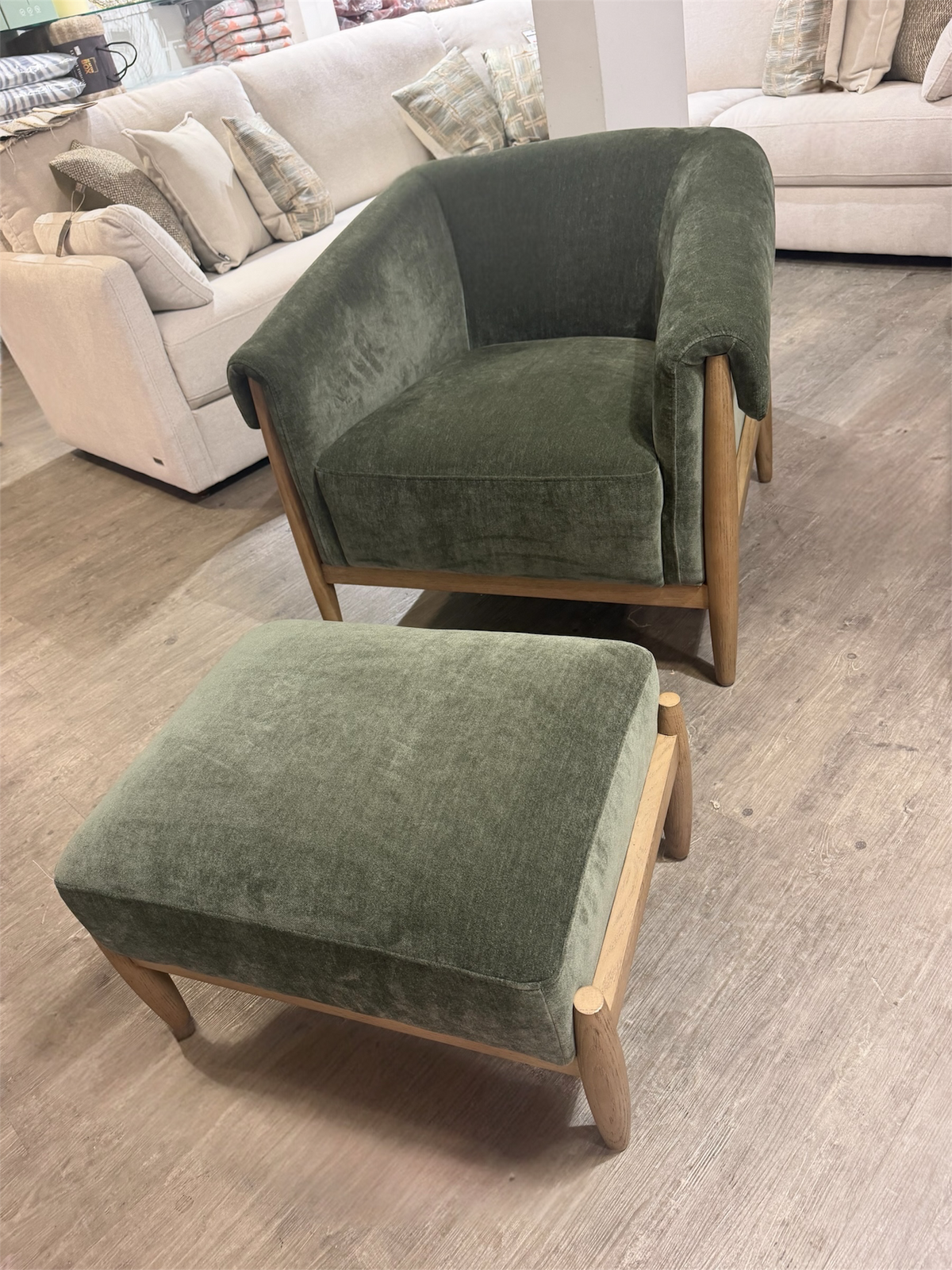 Sheeran Tub Chair & Footstool