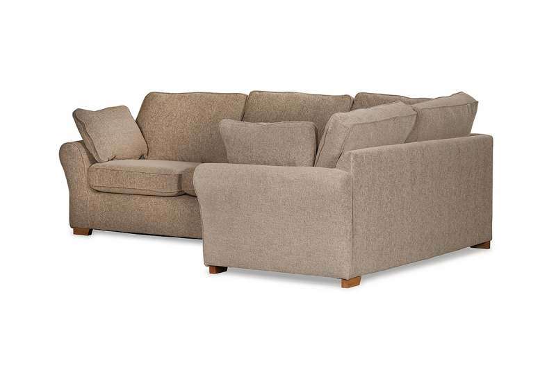 Regent Beige Fabric Left Corner Sofa