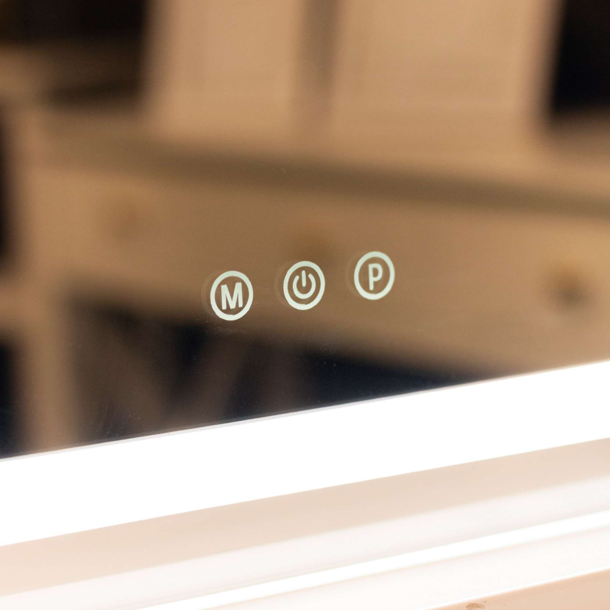 Hollywood Arch Vanity Mirror White 70 x 50cm