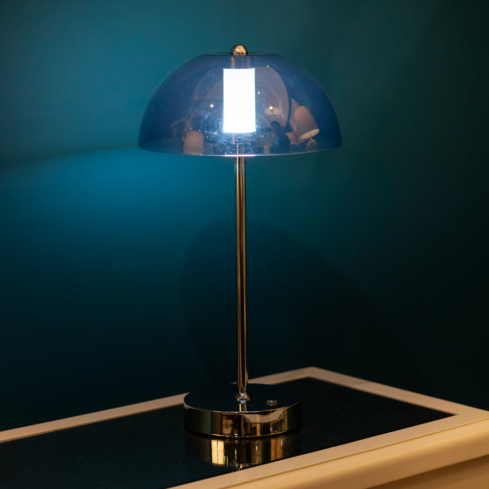 Jada USB Rechargeable Lamp Silver