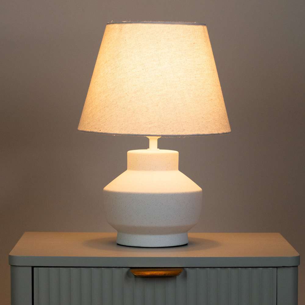 Chloe Ceramic Bedside Lamp 36cm