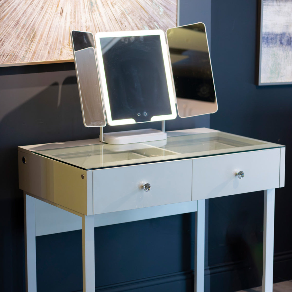 Erika Vanity Table with Light Up Top