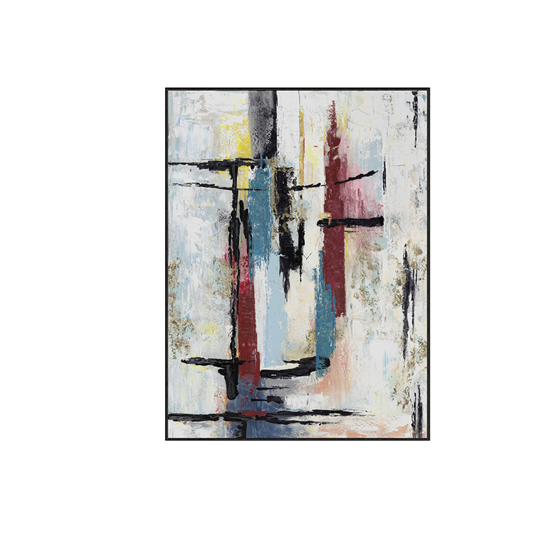 Acrylic Art with Foil Detailing