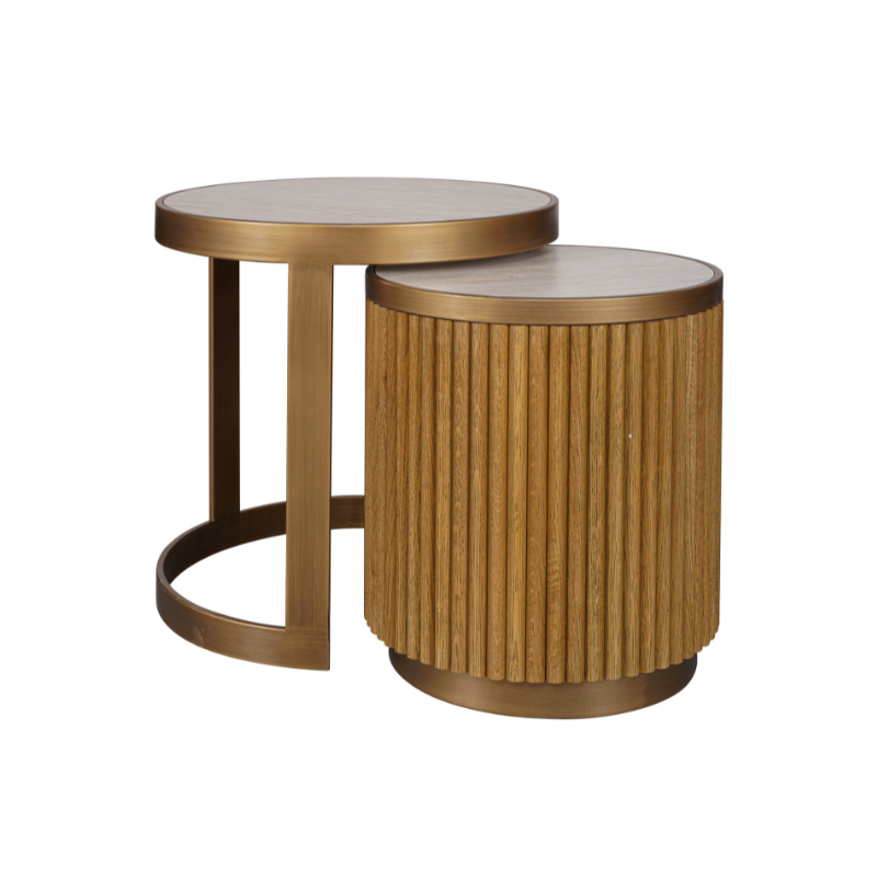 Reeded Side Table