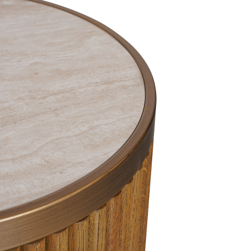 Reeded Side Table