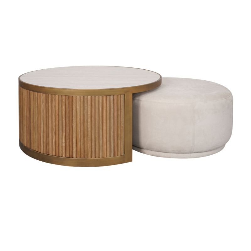 Reeded Coffee Table
