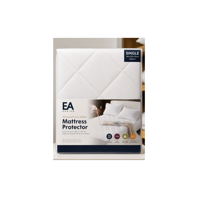 Mattress Topper Protector Single