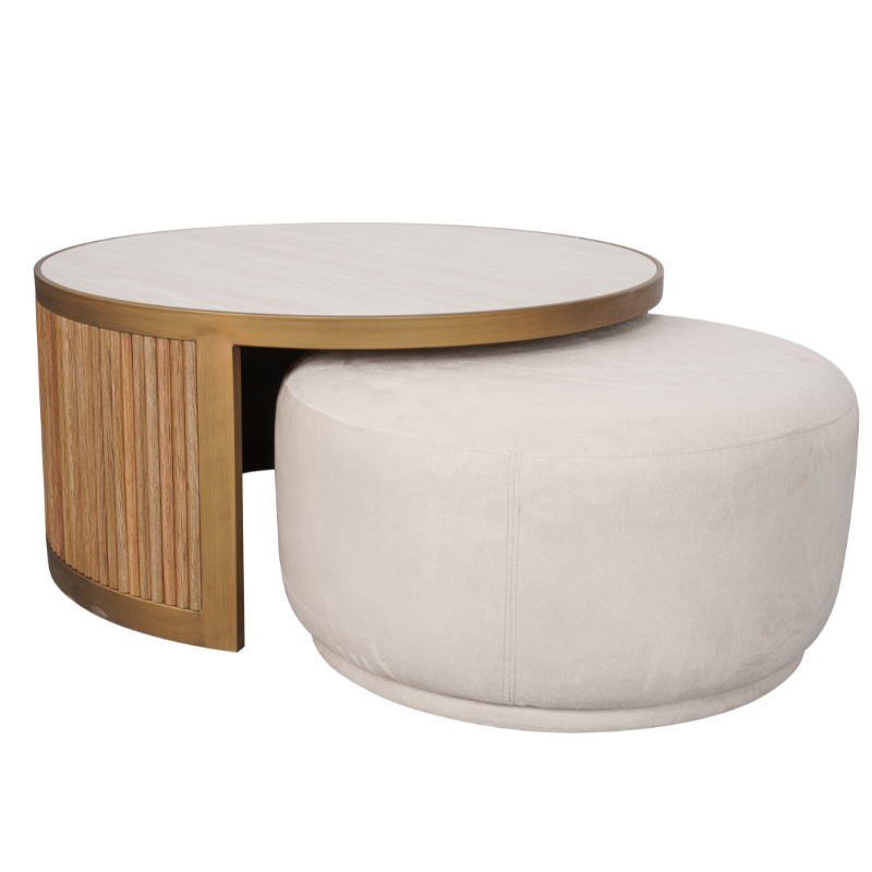 Reeded Coffee Table