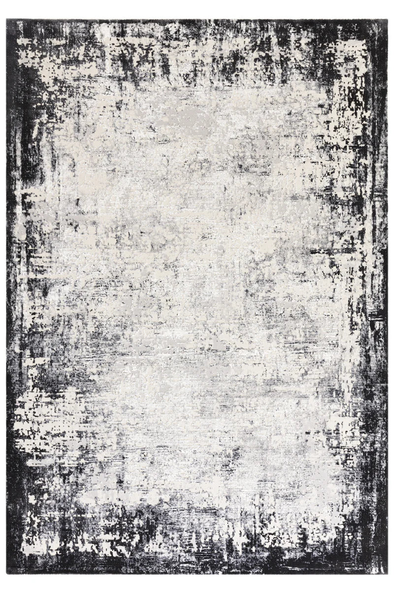 Kuza Border Grey Rug by Asiatic