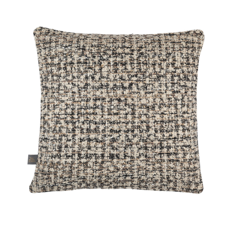 Scatterbox Blair 43x43cm Cushion, Natural/Black by Ger Gavin Interiors