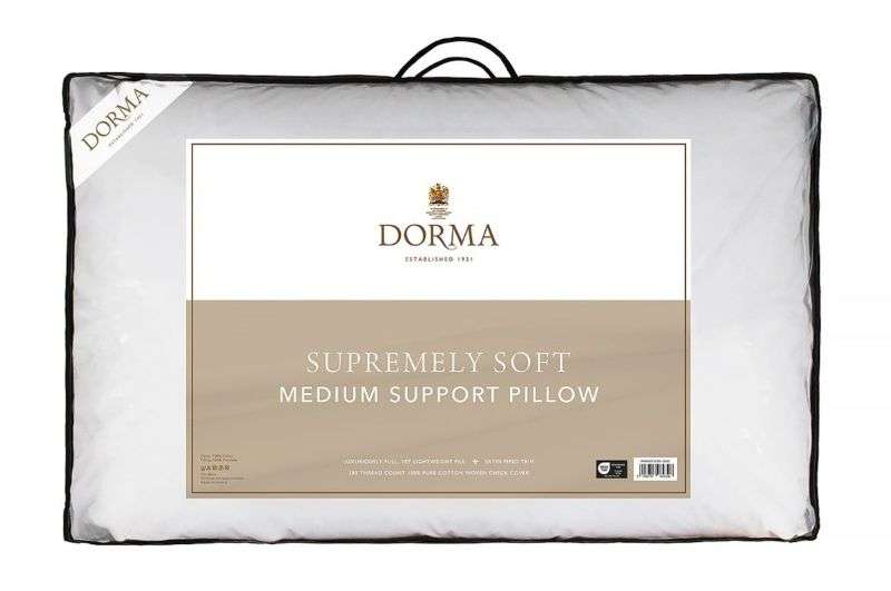 Dorma Supremely Soft Medium Support Pillow