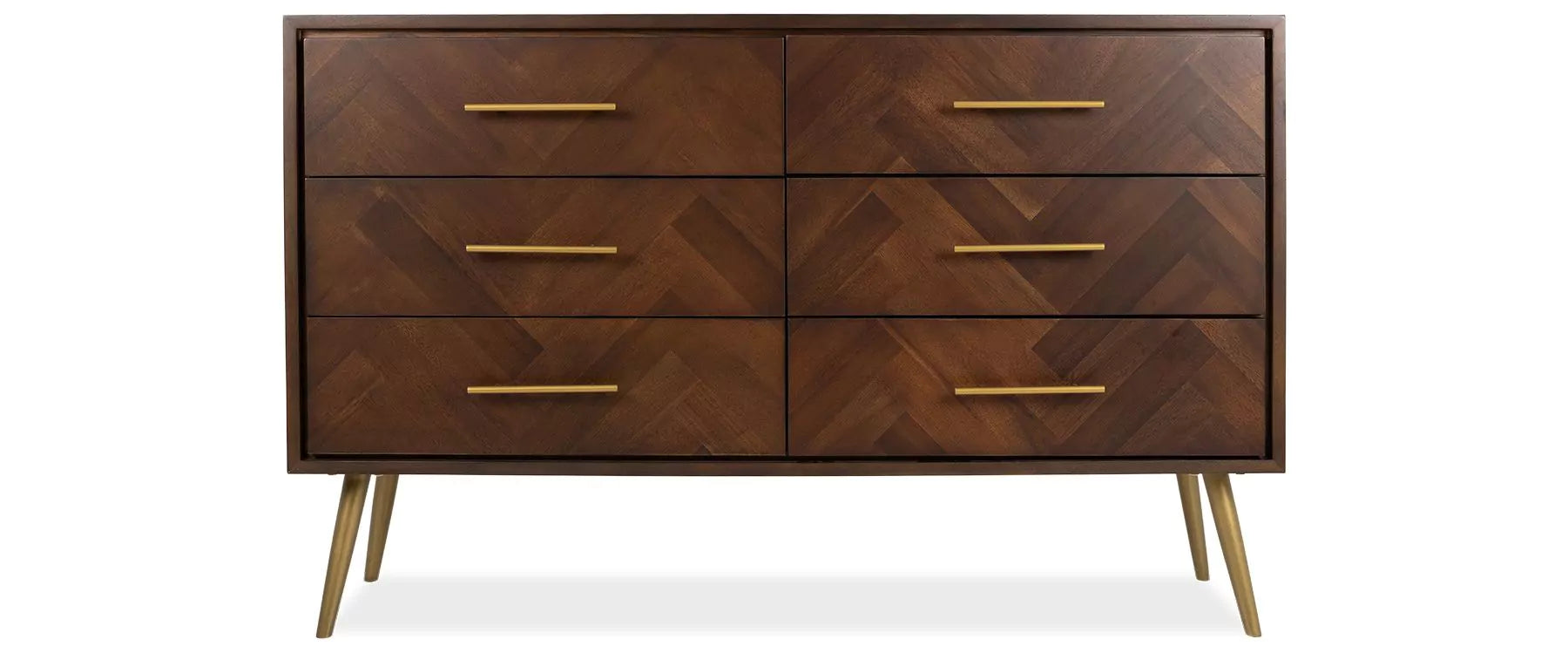 Bergen Wide Chest of 6 drawers