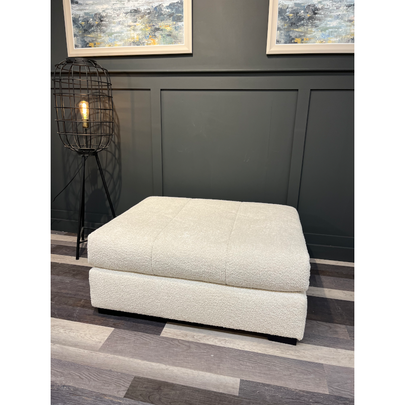 Flora Footstool Oat