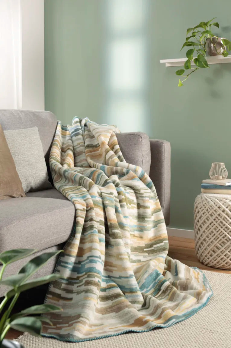 Biederlack Mission Teal Throw